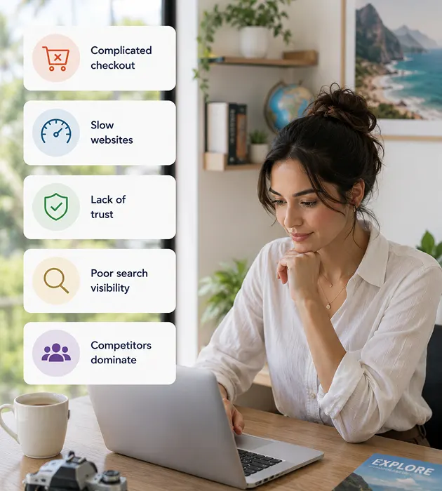 Top Reasons Why Travel Businesses Lose Bookings Online