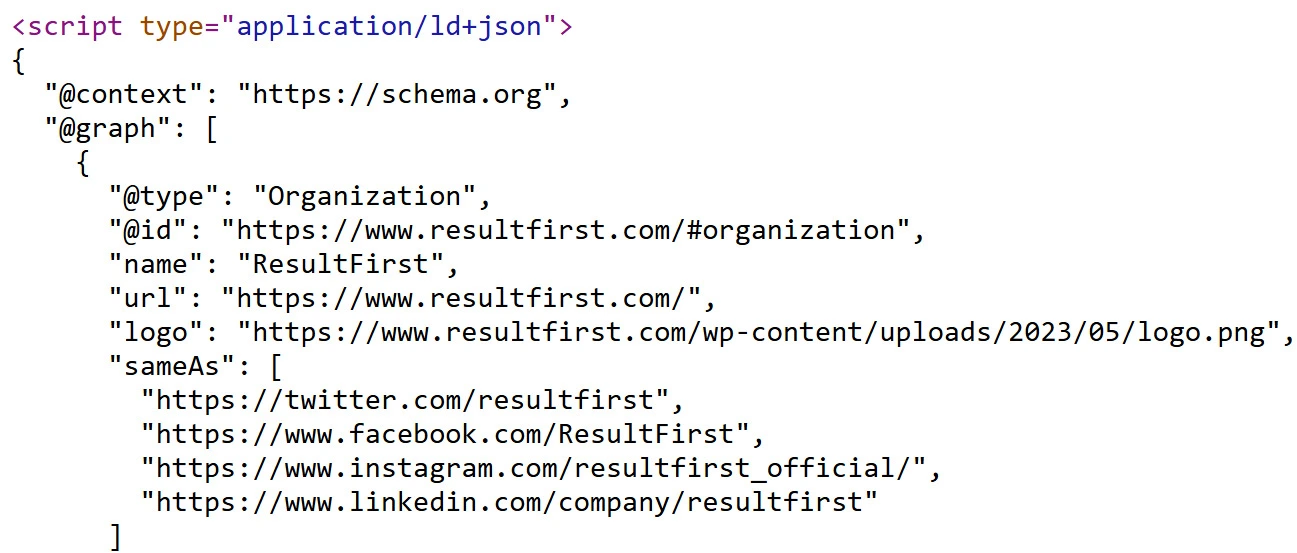Schema Markup