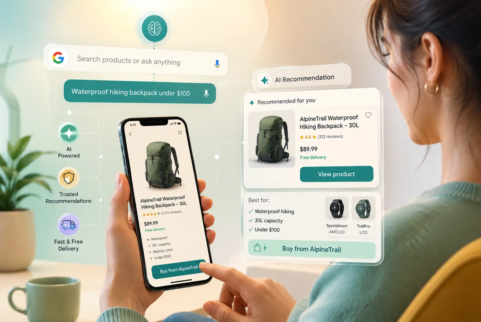 AI product recommendation for ecommerce