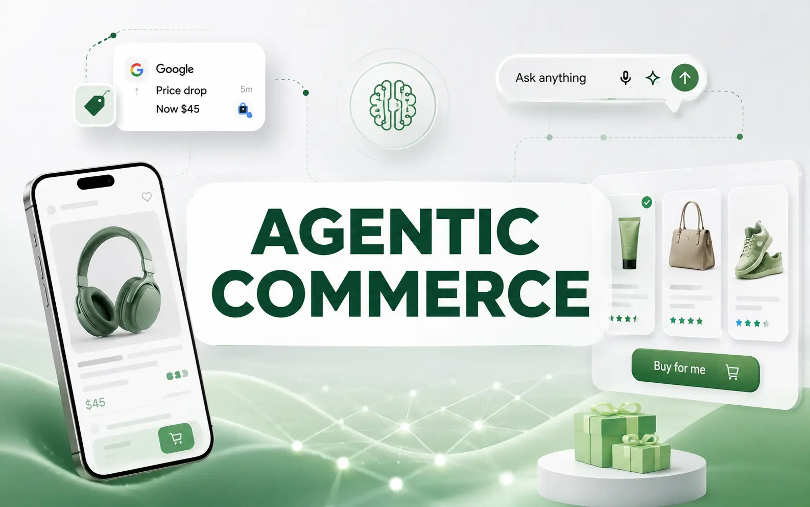 Agentic commerce shopping interface