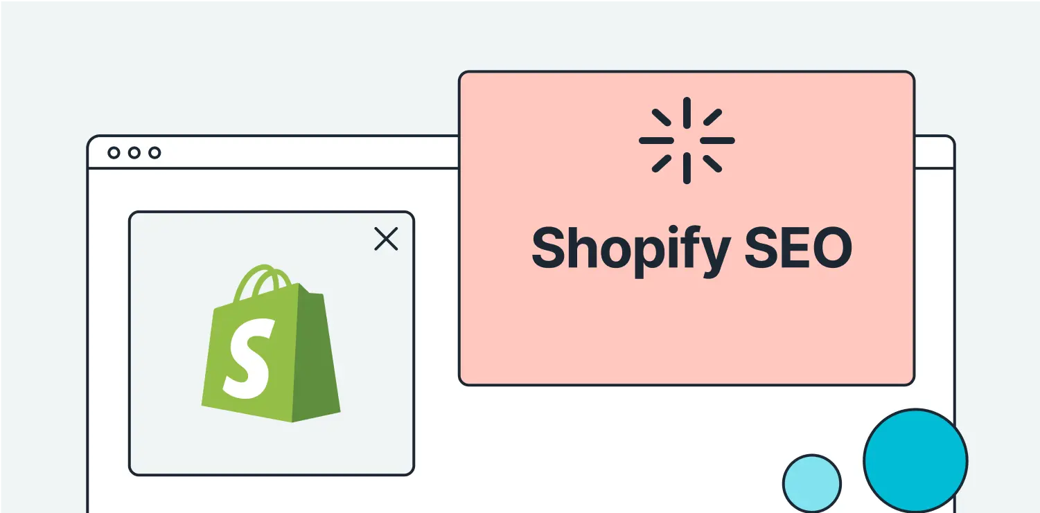 Shopify SEO website illustration