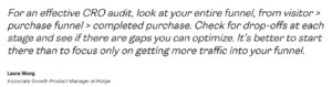 Ecommerce CRO