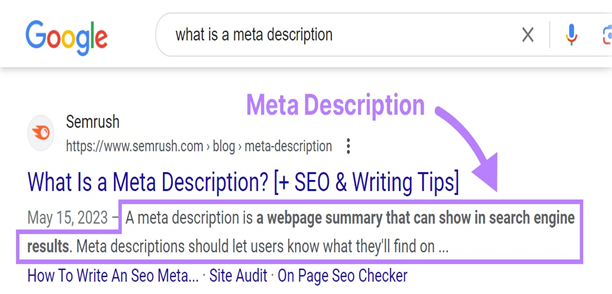 Meta Descriptions