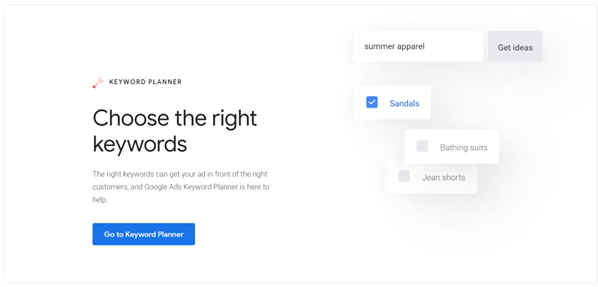 Google Keyword Planner