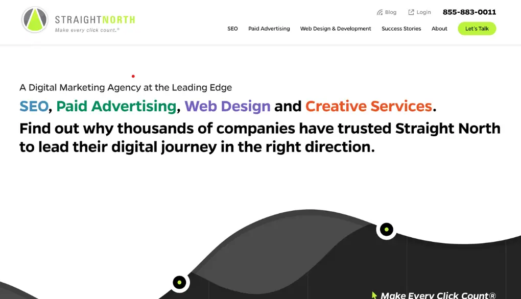 Straight North web home Page