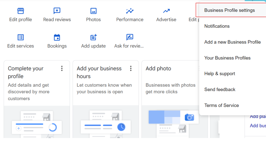 Remove Content from Google Business Profile