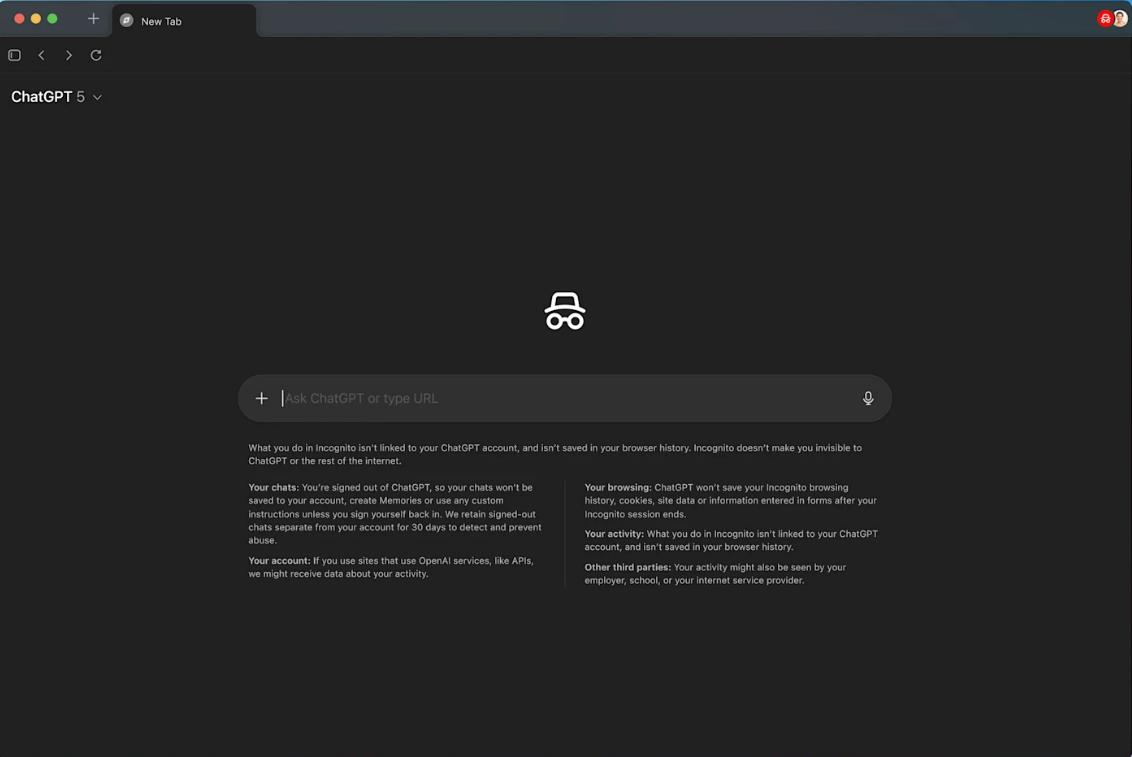 ChatGPT Atlas feature of Browser Memory
