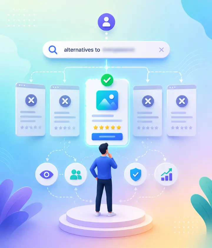 How to Appear When Someone Searches for Alternatives to Your SaaS Competitor