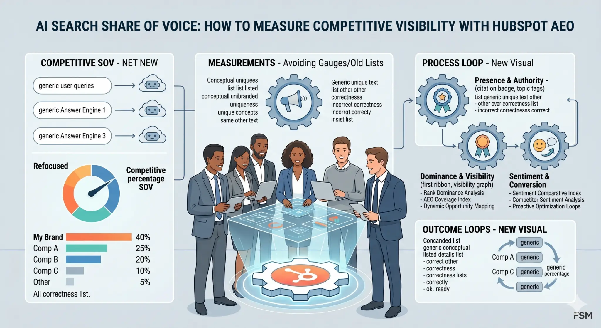 AI share of voice measurement and visibility workflow
