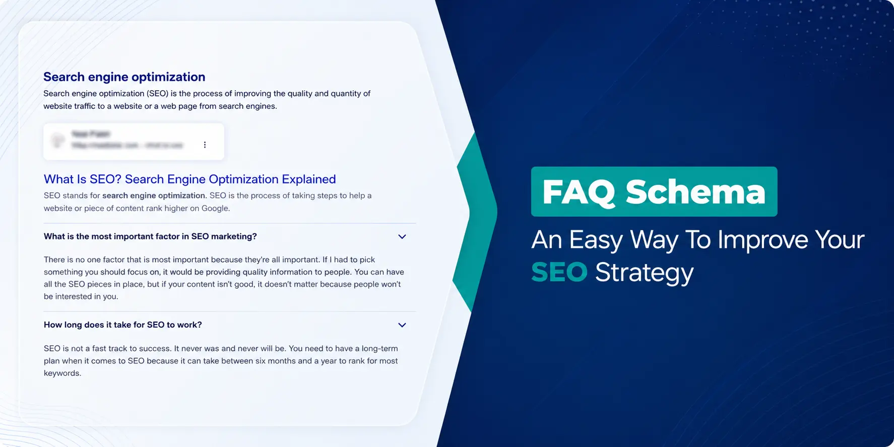 FAQ schema in Google search results
