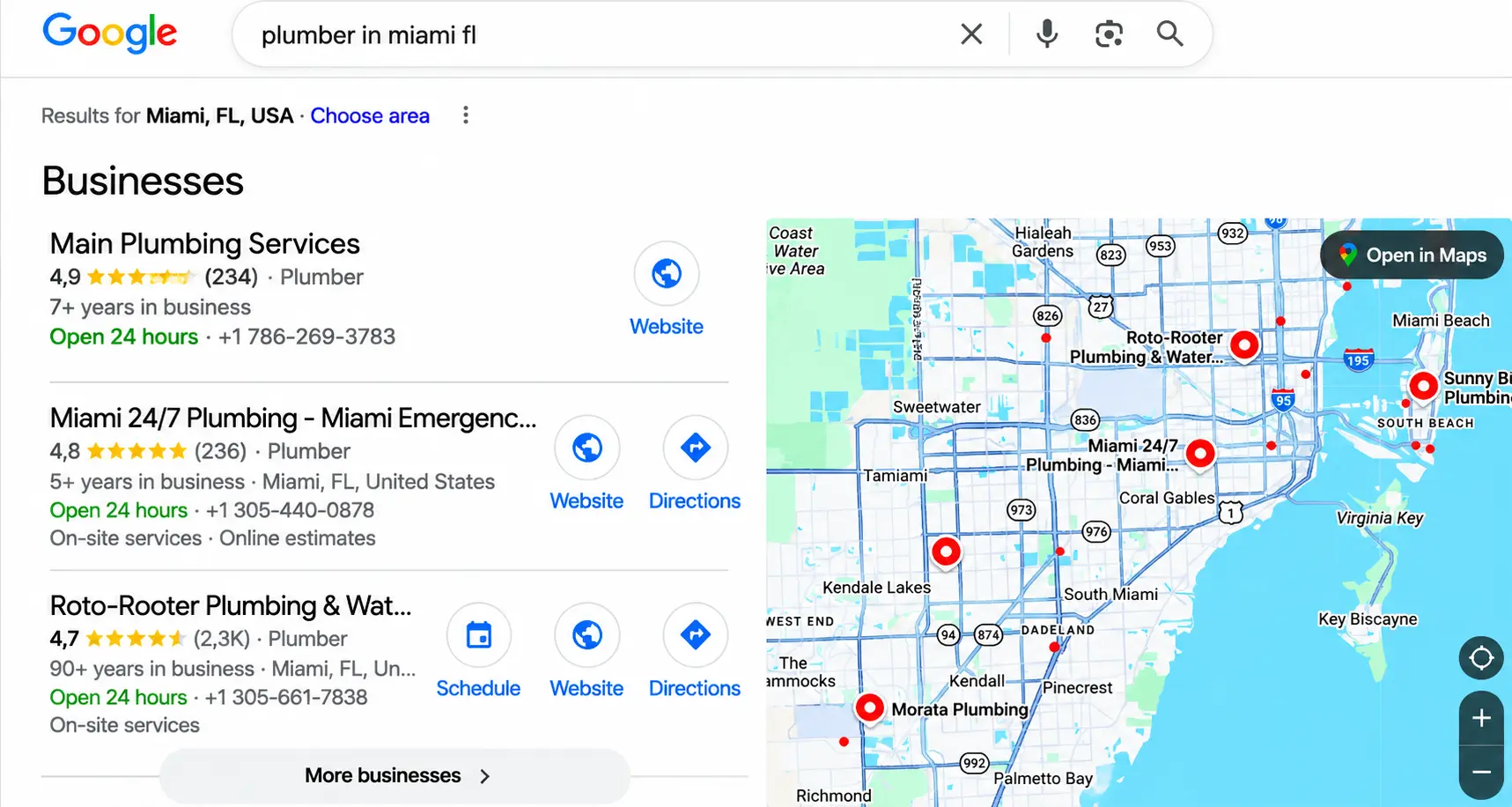 Google Maps Local SEO Rankings