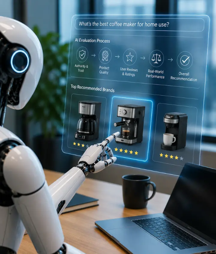 How AI Decides Which Brand to Recommend When Someone Asks for the Best Product