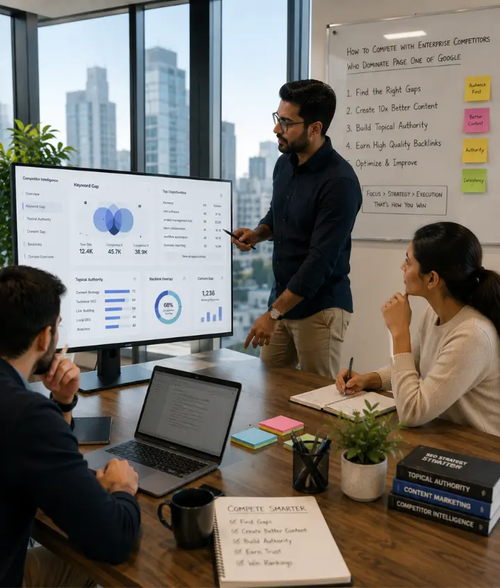 How to Compete With Enterprise Competitors Who Dominate Page One of Google?