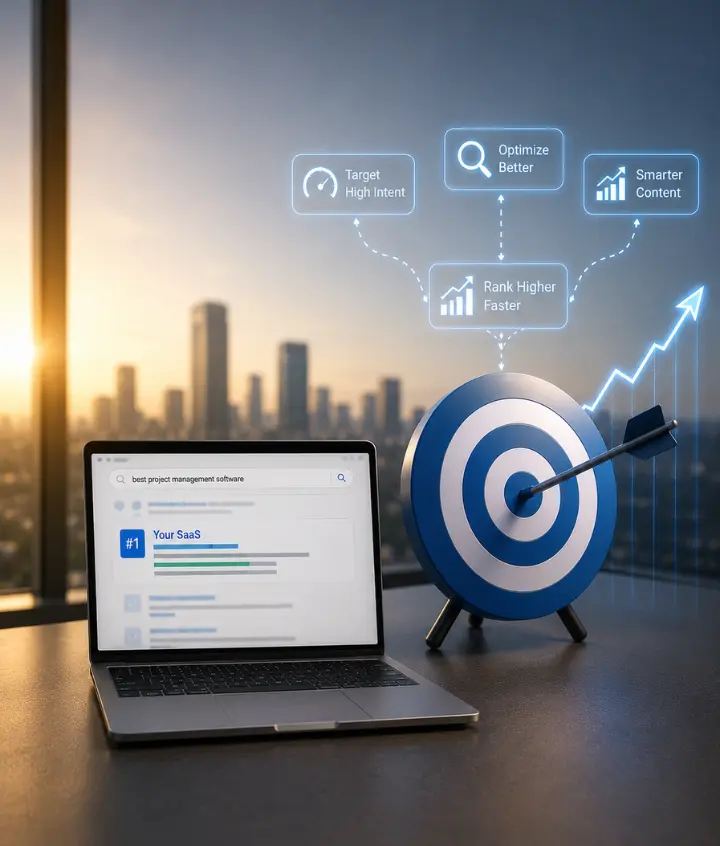 How to Rank for High-Intent SaaS Keywords Without a Massive Content Team