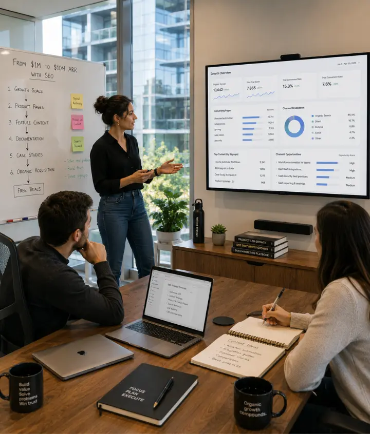What SEO Strategy Do SaaS Companies Use To Grow From $1M to $10M ARR?